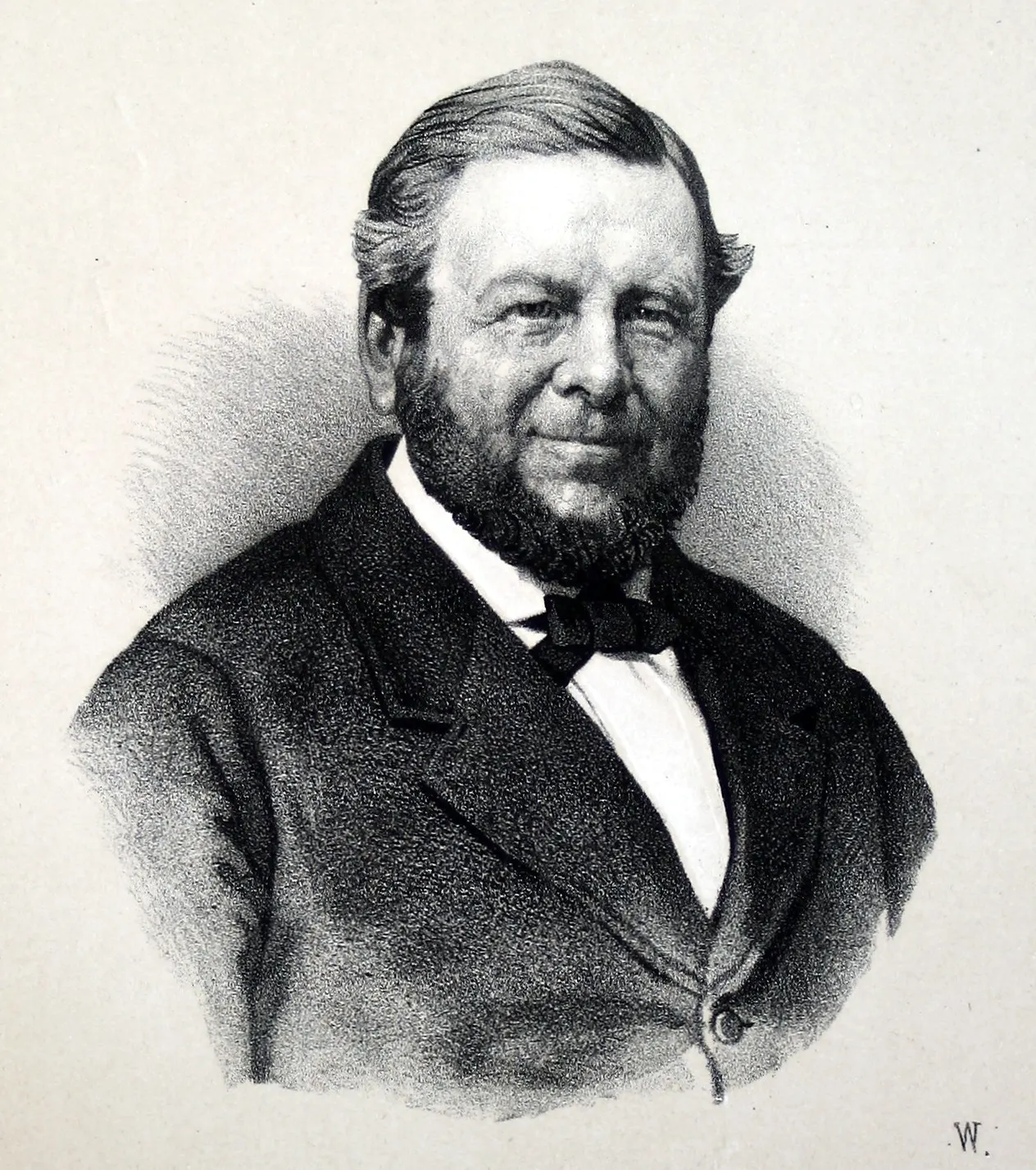 Retrato de Göran Fredrik Göransson, fundador de Sandvikens Jernverks AB en 1862